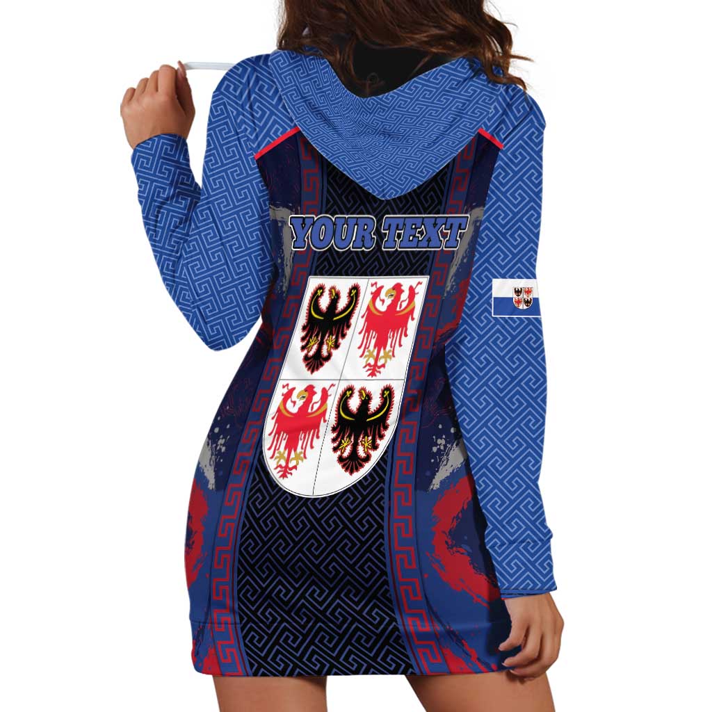Personalized Italy Trentino-South Tyrol Hoodie Dress Coat Of Arms Eagle And Roman Patterns