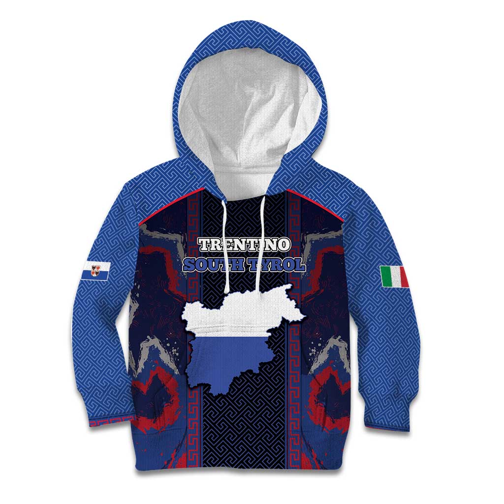 Personalized Italy Trentino-South Tyrol Kid Hoodie Coat Of Arms Eagle And Roman Patterns