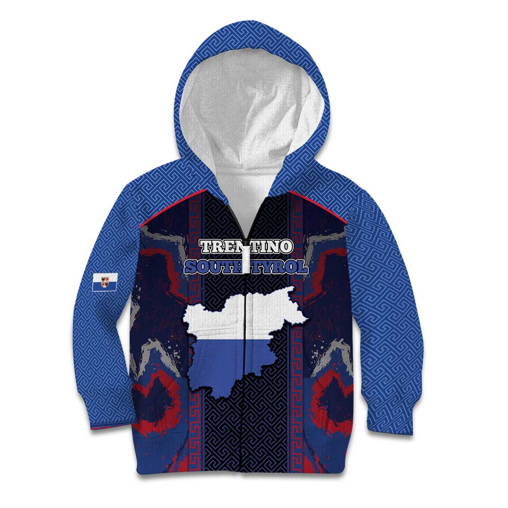 Personalized Italy Trentino-South Tyrol Kid Hoodie Coat Of Arms Eagle And Roman Patterns
