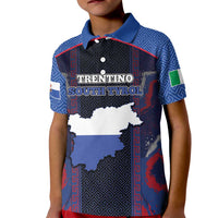 Personalized Italy Trentino-South Tyrol Kid Polo Shirt Coat Of Arms Eagle And Roman Patterns