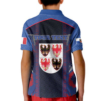 Personalized Italy Trentino-South Tyrol Kid Polo Shirt Coat Of Arms Eagle And Roman Patterns