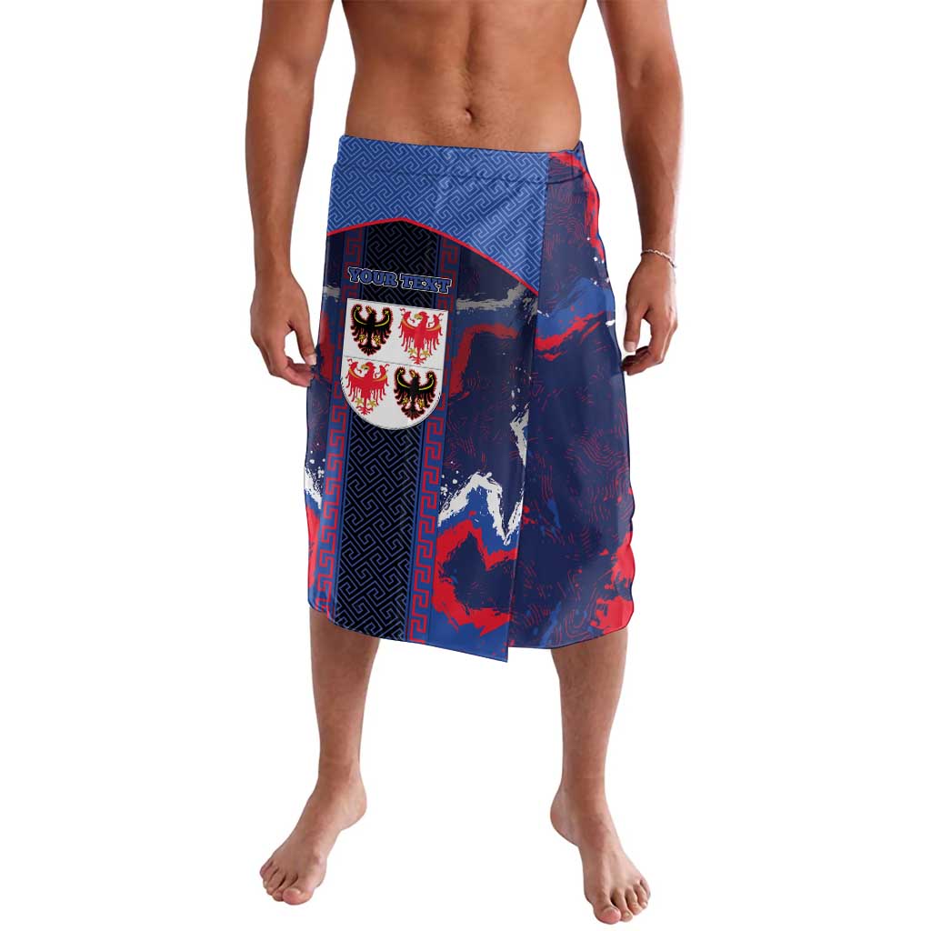 Personalized Italy Trentino-South Tyrol Lavalava Coat Of Arms Eagle And Roman Patterns