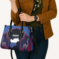 Italy Trentino-South Tyrol Leather Bag Coat Of Arms Eagle And Roman Patterns