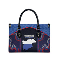 Italy Trentino-South Tyrol Leather Bag Coat Of Arms Eagle And Roman Patterns
