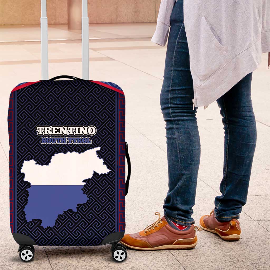 Italy Trentino-South Tyrol Luggage Cover Coat Of Arms Eagle And Roman Patterns