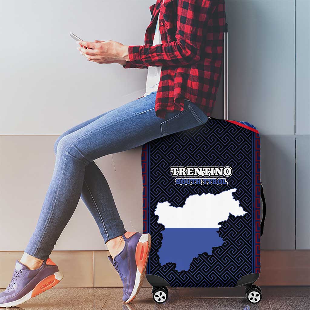 Italy Trentino-South Tyrol Luggage Cover Coat Of Arms Eagle And Roman Patterns