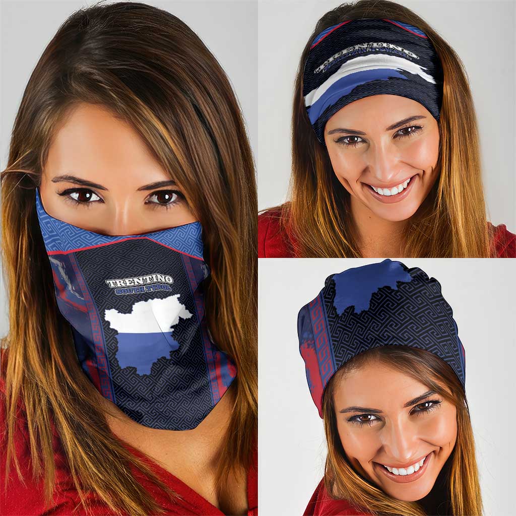 Italy Trentino-South Tyrol Neck Gaiter Coat Of Arms Eagle And Roman Patterns
