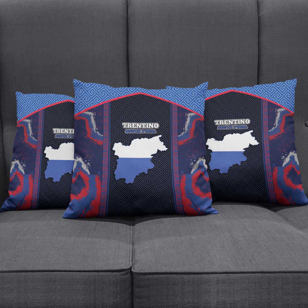 Italy Trentino-South Tyrol Pillow Cover Coat Of Arms Eagle And Roman Patterns