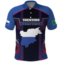Personalized Italy Trentino-South Tyrol Polo Shirt Coat Of Arms Eagle And Roman Patterns
