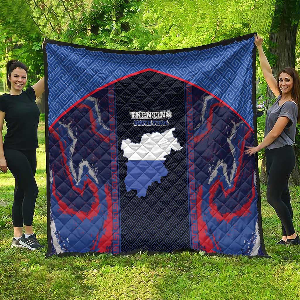 Italy Trentino-South Tyrol Quilt Coat Of Arms Eagle And Roman Patterns