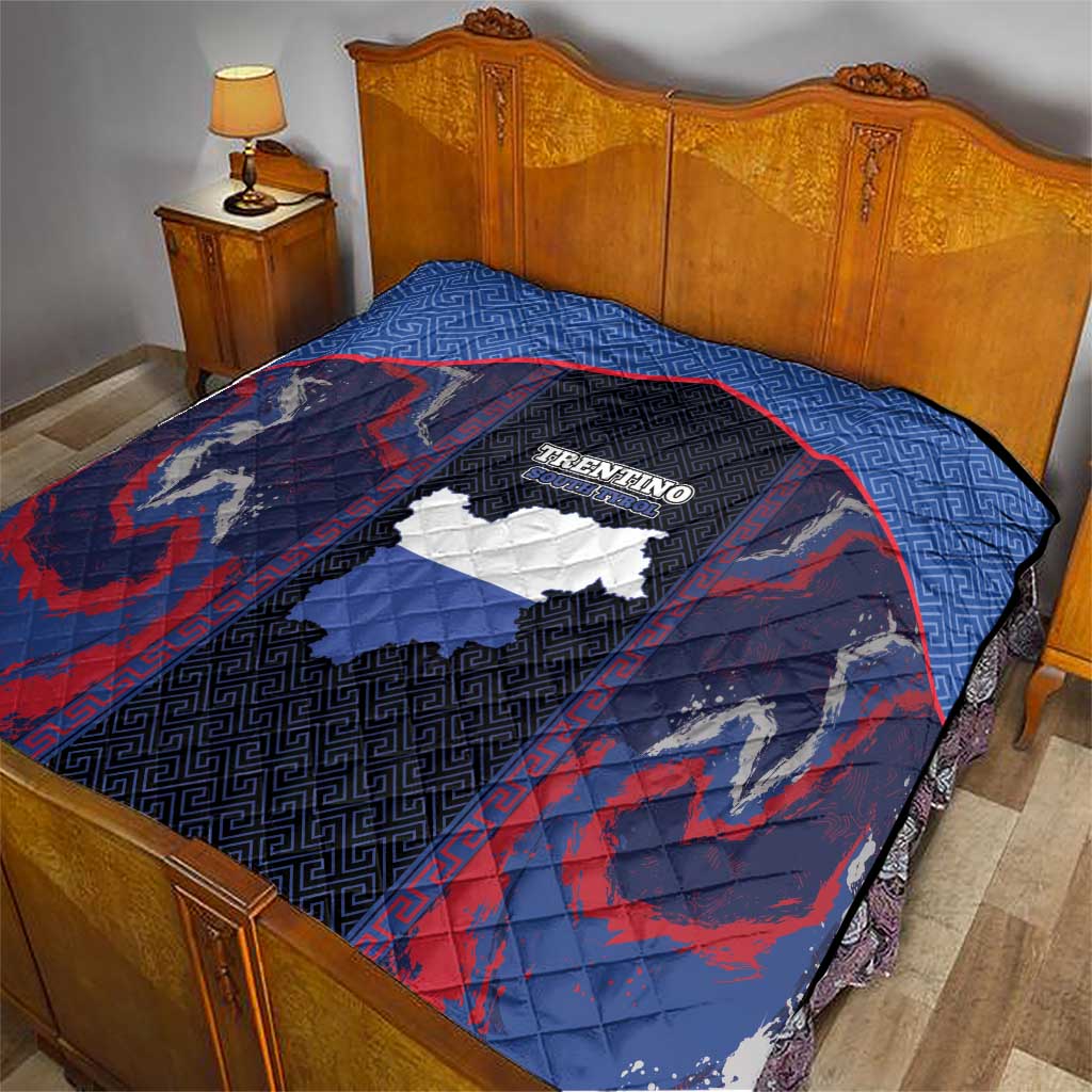 Italy Trentino-South Tyrol Quilt Coat Of Arms Eagle And Roman Patterns