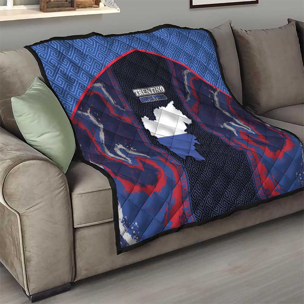 Italy Trentino-South Tyrol Quilt Coat Of Arms Eagle And Roman Patterns