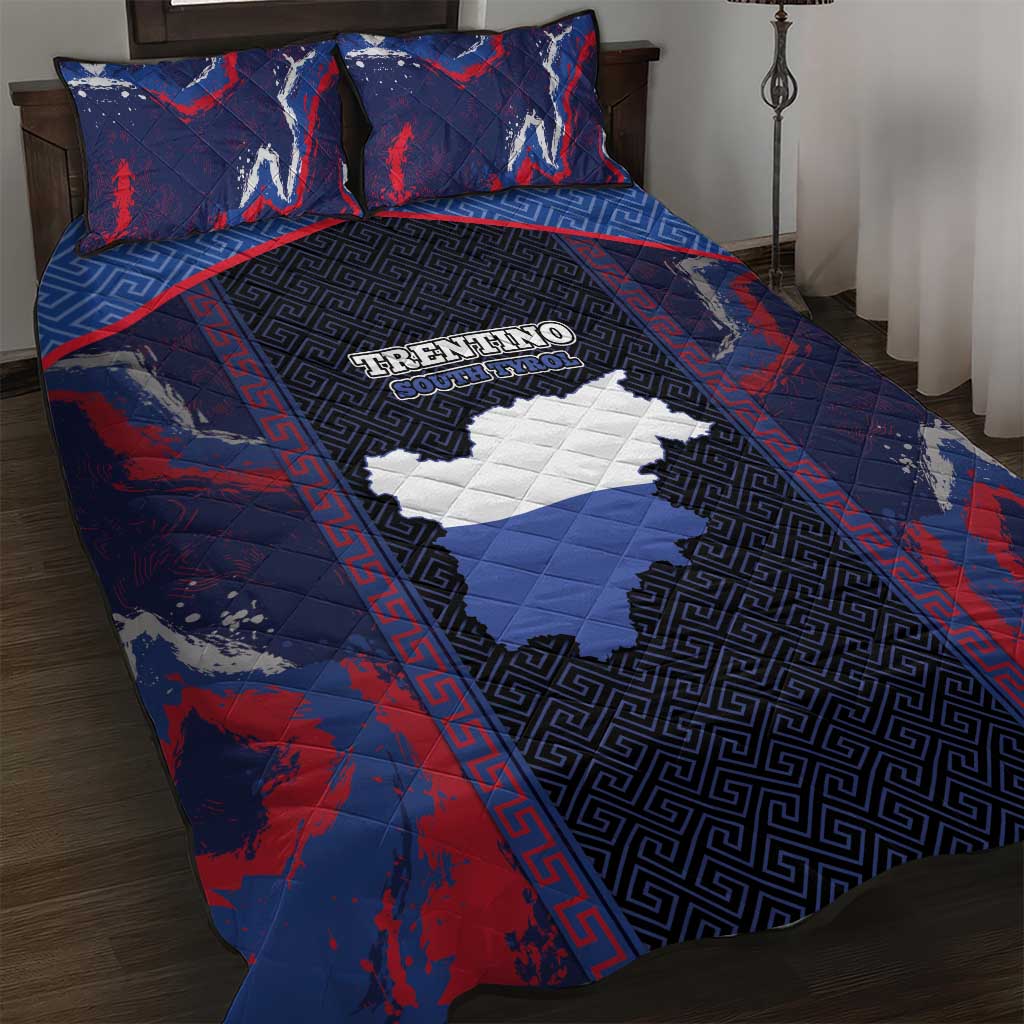Italy Trentino-South Tyrol Quilt Bed Set Coat Of Arms Eagle And Roman Patterns