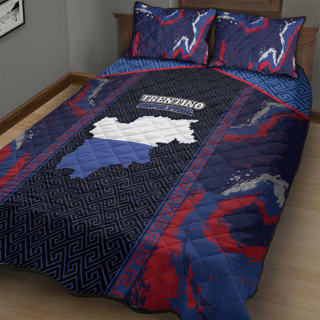 Italy Trentino-South Tyrol Quilt Bed Set Coat Of Arms Eagle And Roman Patterns