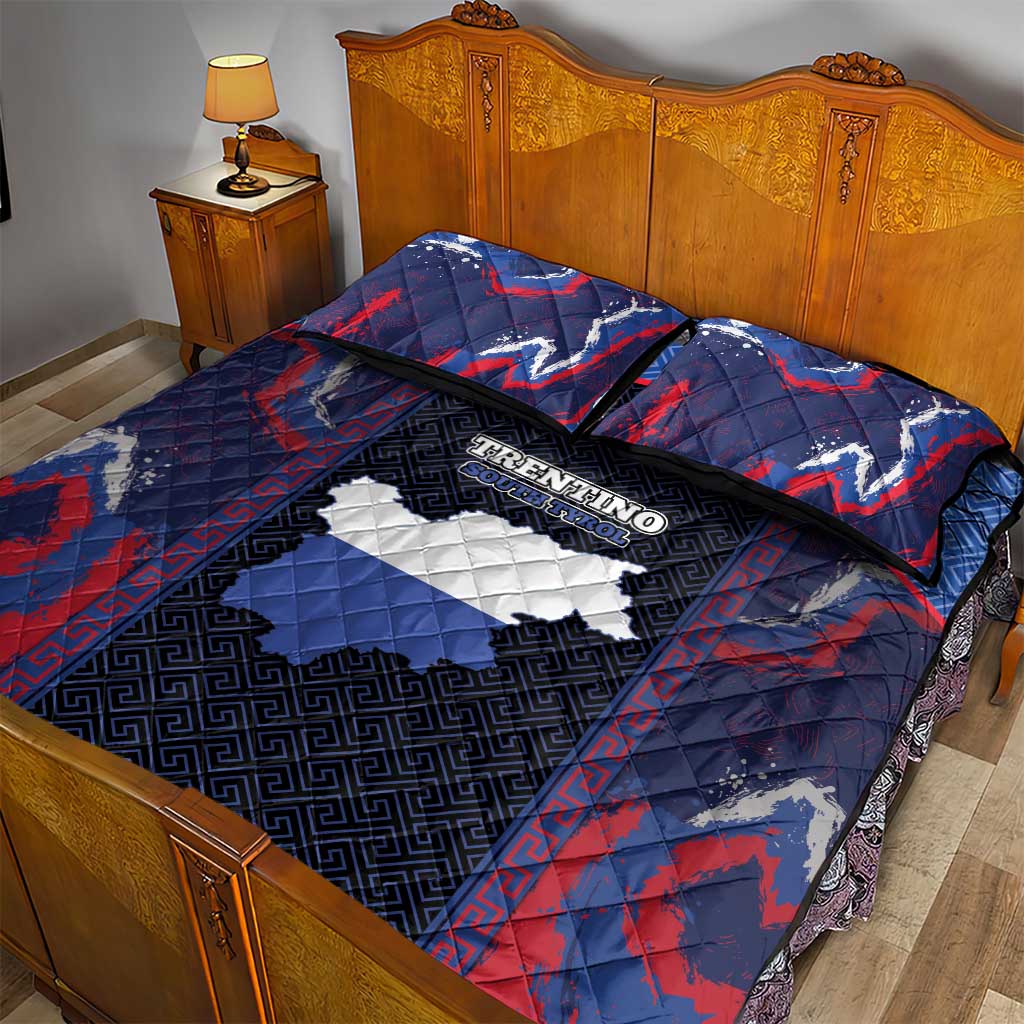 Italy Trentino-South Tyrol Quilt Bed Set Coat Of Arms Eagle And Roman Patterns