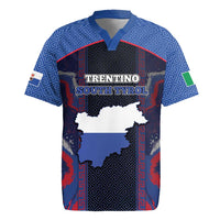 Personalized Italy Trentino-South Tyrol Rugby Jersey Coat Of Arms Eagle And Roman Patterns