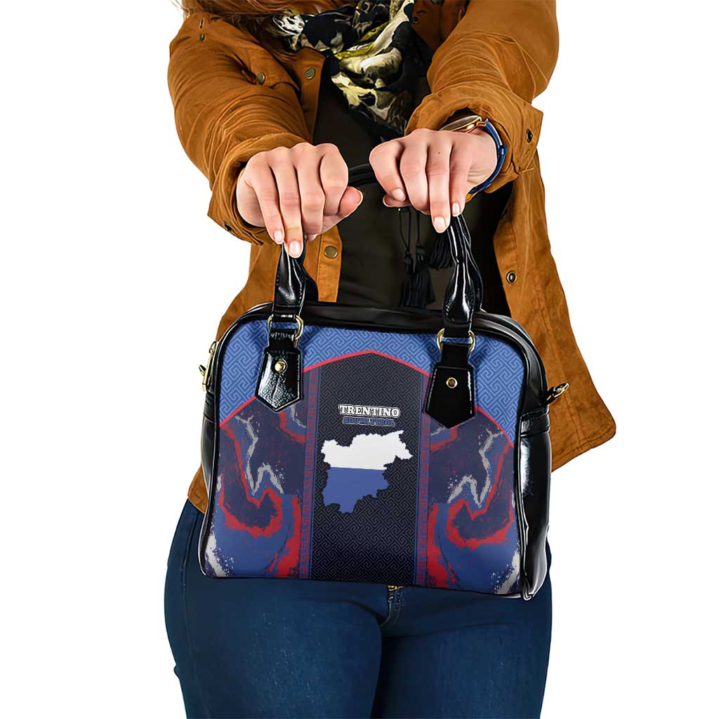 Italy Trentino-South Tyrol Shoulder Handbag Coat Of Arms Eagle And Roman Patterns