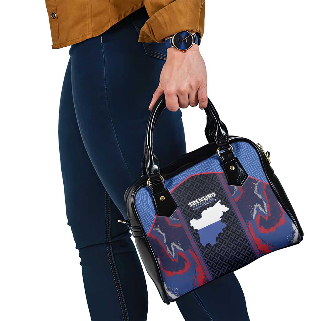 Italy Trentino-South Tyrol Shoulder Handbag Coat Of Arms Eagle And Roman Patterns