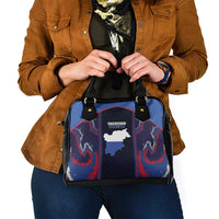 Italy Trentino-South Tyrol Shoulder Handbag Coat Of Arms Eagle And Roman Patterns