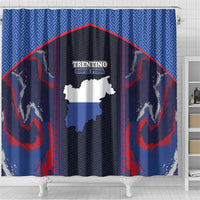 Italy Trentino-South Tyrol Shower Curtain Coat Of Arms Eagle And Roman Patterns