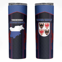 Personalized Italy Trentino-South Tyrol Skinny Tumbler Coat Of Arms Eagle And Roman Patterns