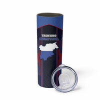 Personalized Italy Trentino-South Tyrol Skinny Tumbler Coat Of Arms Eagle And Roman Patterns