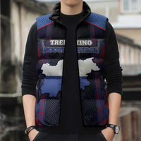 Personalized Italy Trentino-South Tyrol Sleeveless Puffer Jacket Coat Of Arms Eagle And Roman Patterns
