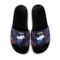 Italy Trentino-South Tyrol Slide Sandals Coat Of Arms Eagle And Roman Patterns
