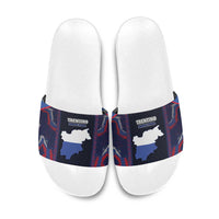 Italy Trentino-South Tyrol Slide Sandals Coat Of Arms Eagle And Roman Patterns