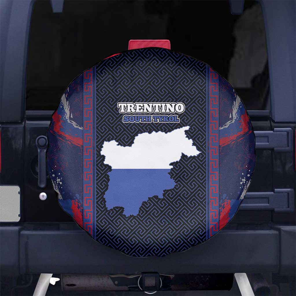 Italy Trentino-South Tyrol Spare Tire Cover Coat Of Arms Eagle And Roman Patterns