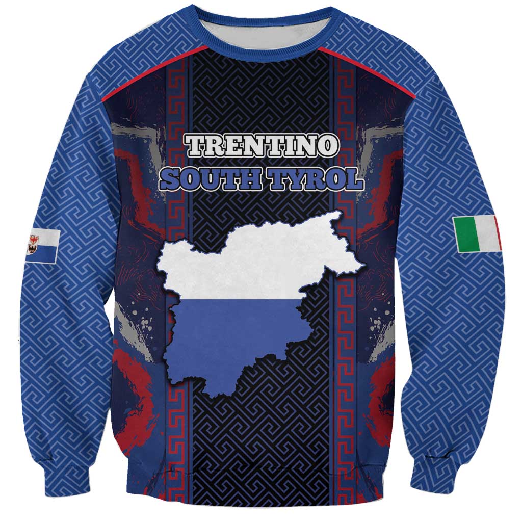 Personalized Italy Trentino-South Tyrol Sweatshirt Coat Of Arms Eagle And Roman Patterns