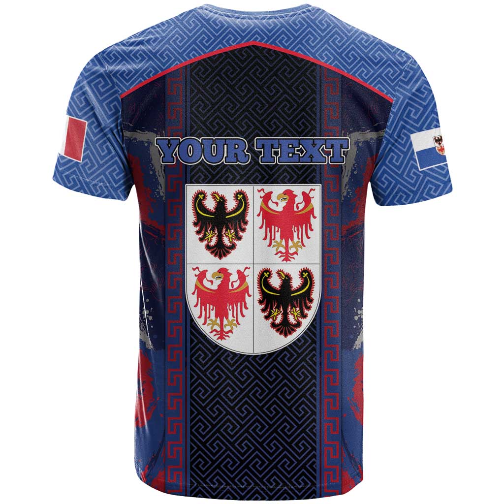 Personalized Italy Trentino-South Tyrol T Shirt Coat Of Arms Eagle And Roman Patterns