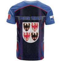 Personalized Italy Trentino-South Tyrol T Shirt Coat Of Arms Eagle And Roman Patterns