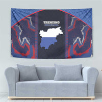 Italy Trentino-South Tyrol Tapestry Coat Of Arms Eagle And Roman Patterns