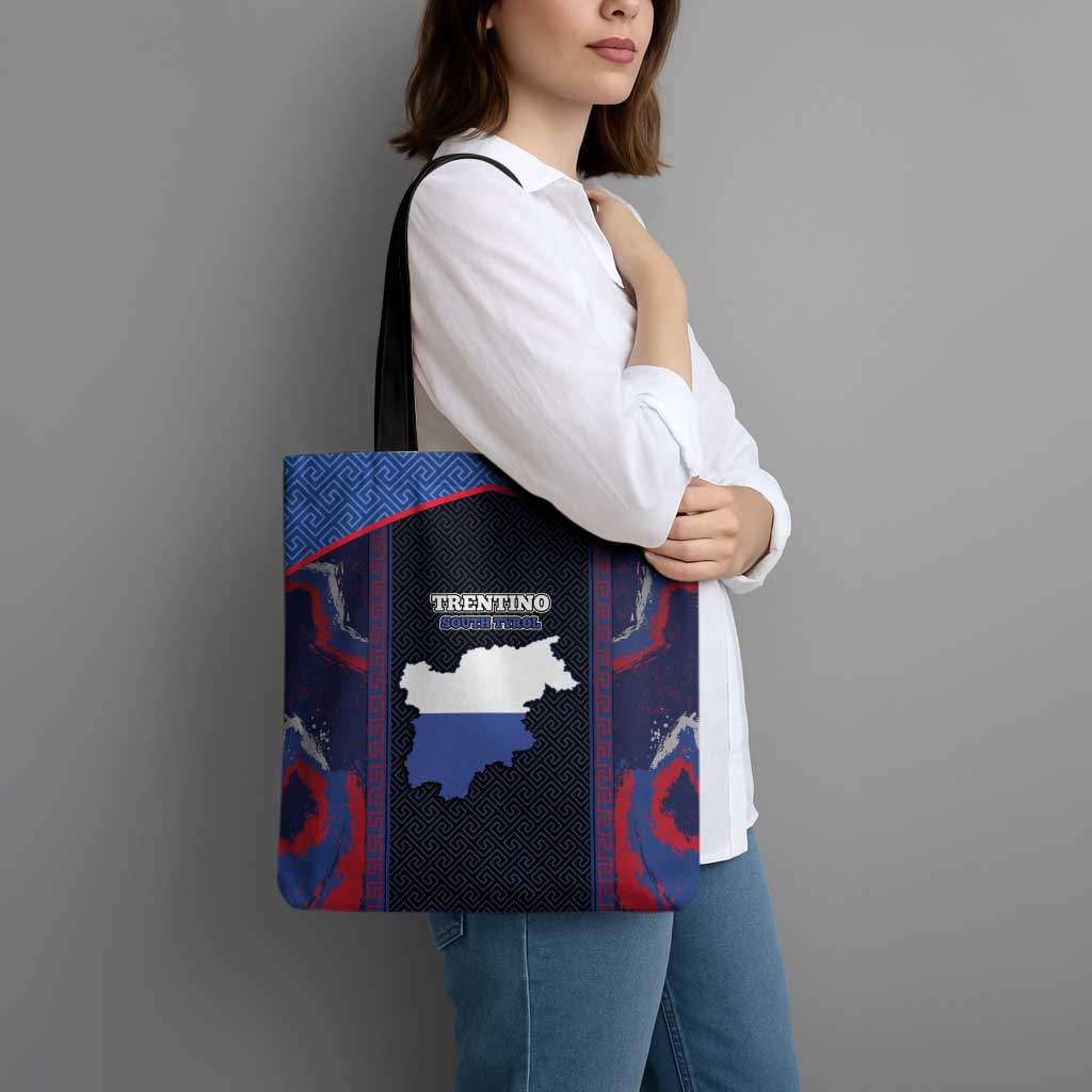 Italy Trentino-South Tyrol Tote Bag Coat Of Arms Eagle And Roman Patterns
