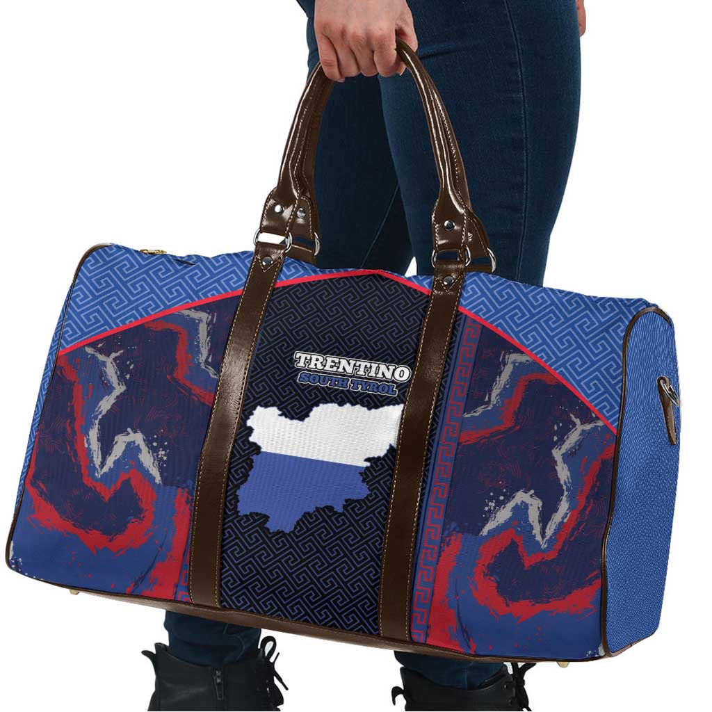 Italy Trentino-South Tyrol Travel Bag Coat Of Arms Eagle And Roman Patterns