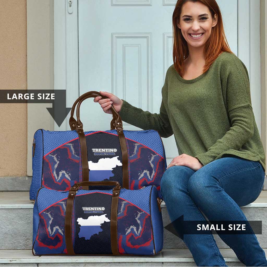 Italy Trentino-South Tyrol Travel Bag Coat Of Arms Eagle And Roman Patterns