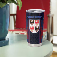 Personalized Italy Trentino-South Tyrol Tumbler Cup Coat Of Arms Eagle And Roman Patterns