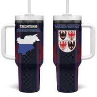 Personalized Italy Trentino-South Tyrol Tumbler With Handle Coat Of Arms Eagle And Roman Patterns