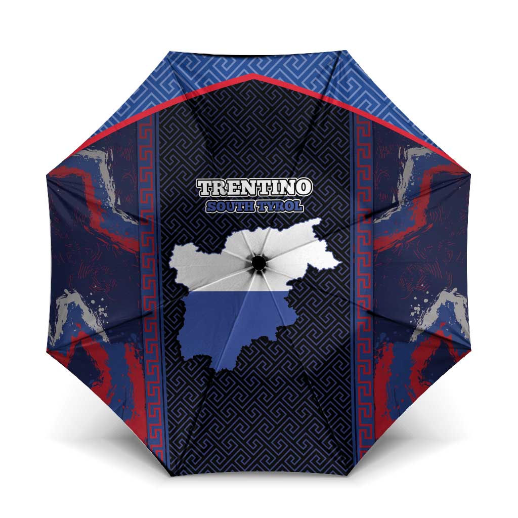 Italy Trentino-South Tyrol Umbrella Coat Of Arms Eagle And Roman Patterns