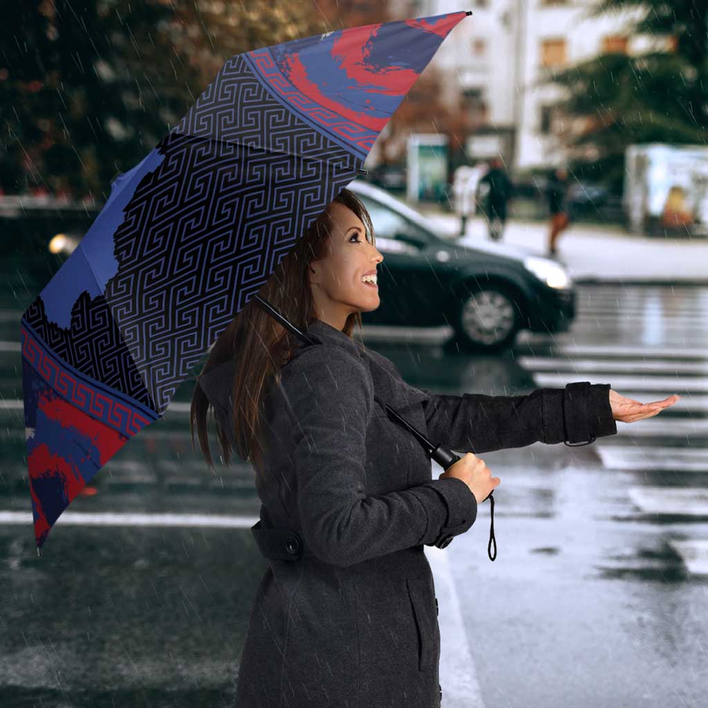Italy Trentino-South Tyrol Umbrella Coat Of Arms Eagle And Roman Patterns