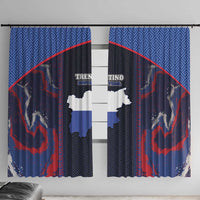 Italy Trentino-South Tyrol Window Curtain Coat Of Arms Eagle And Roman Patterns