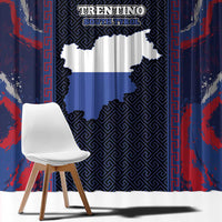 Italy Trentino-South Tyrol Window Curtain Coat Of Arms Eagle And Roman Patterns