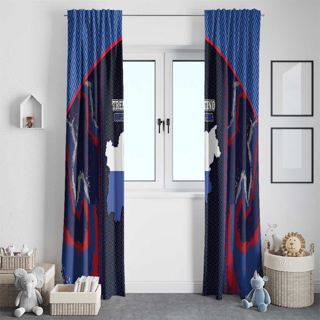 Italy Trentino-South Tyrol Window Curtain Coat Of Arms Eagle And Roman Patterns