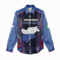 Personalized Italy Trentino-South Tyrol Women Casual Shirt Coat Of Arms Eagle And Roman Patterns