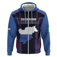 Personalized Italy Trentino-South Tyrol Zip Hoodie Coat Of Arms Eagle And Roman Patterns