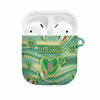 Italy Umbria AirPods Case Flag Emerald Heart Candy