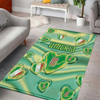 Italy Umbria Area Rug Flag Emerald Heart Candy