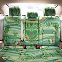 Italy Umbria Back Car Seat Cover Flag Emerald Heart Candy