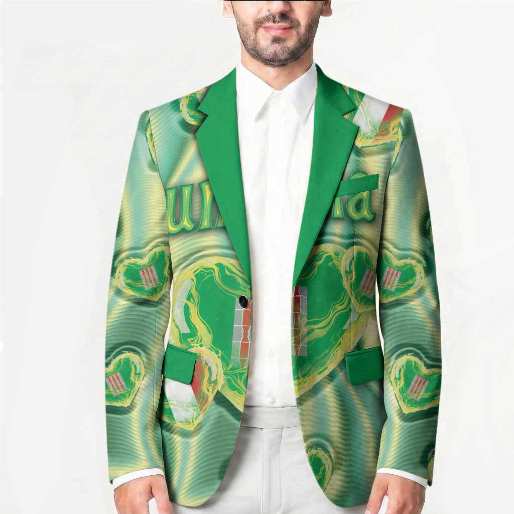 Personalized Italy Umbria Blazer Flag Emerald Heart Candy
